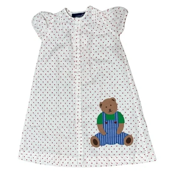 The Cothran Collection Dresses | Vintage Babygirl Infant Dress One Size | Color: Red/White | Size: One Size | Emlulu_Sells's Closet